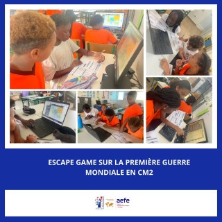 Escape game pour les CM2 sur la 1ère guerre mondiale