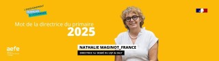 Le mot de la Directrice du 1er degré : Année scolaire 2025-2026