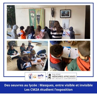 Des oeuvres au lycée : Masques "entre visible et invisible"