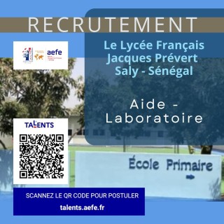 Offre d'emploi - Aide-Laboratoire