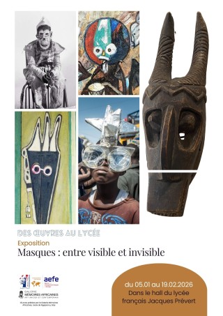 Des oeuvres au lycée : Masques "entre visible et invisible"
